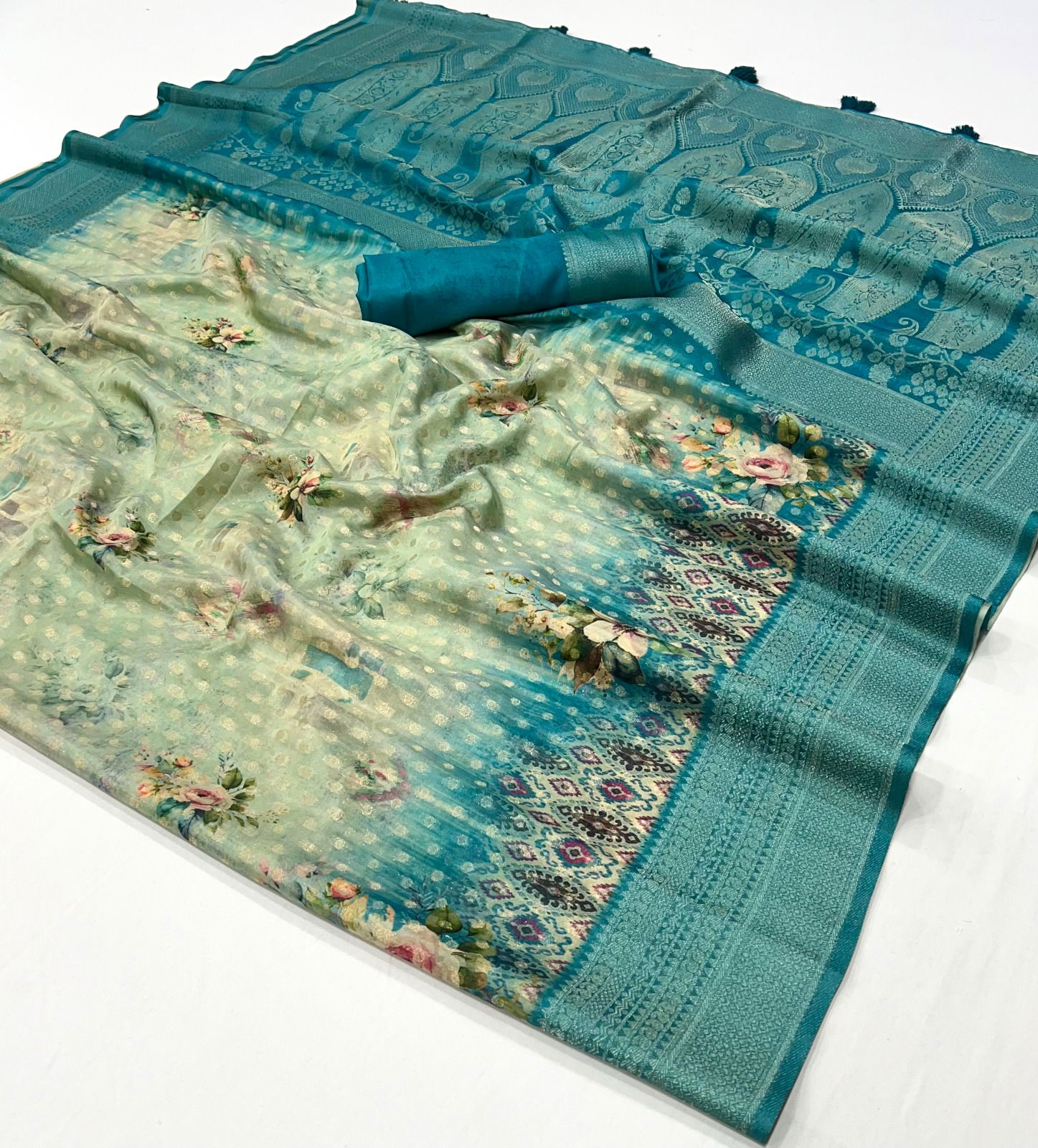 Simran By Src Georgette Digital Printed Sarees Wholesalers In Delhi